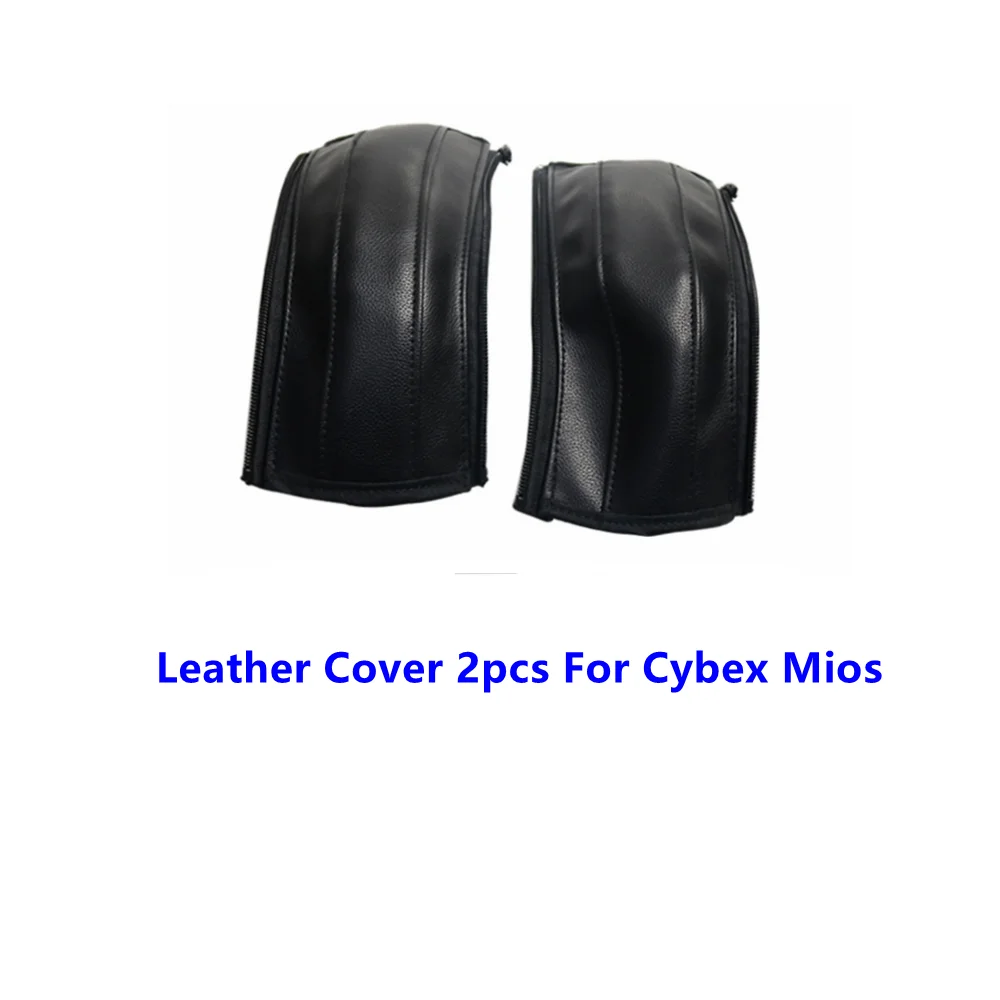 Stroller PU Leather Handle Covers Fit For Cybex Mios Pram Bumper Sleeve Case Armrests Protective Cover Stroller Accessories Quick Pick Grocers